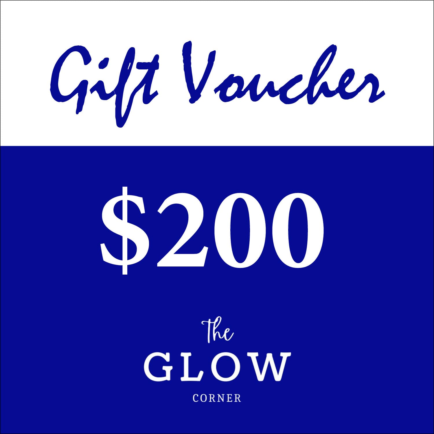 200 Gift Voucher The Glow Corner The Teeth Whitener