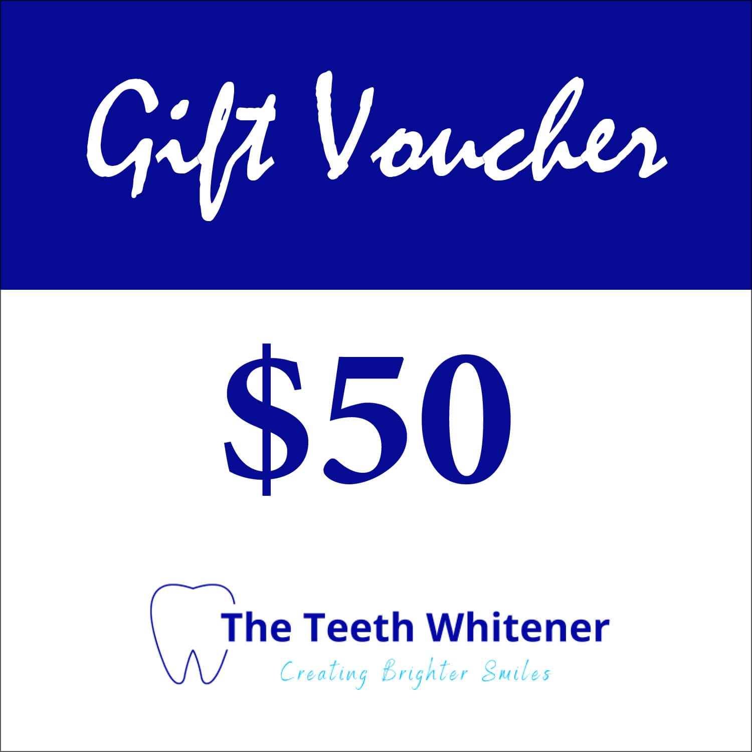 50 Gift Voucher The Teeth Whitener The Teeth Whitener 50 Gift Voucher The Teeth Whitener The Teeth Whitener